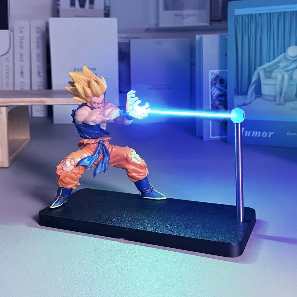 Dragon Ball Z Anime Figure Magnetic Levitation Night Light Goku Kamehameha Decor Anime Gift Statue Birthday Gift Box
