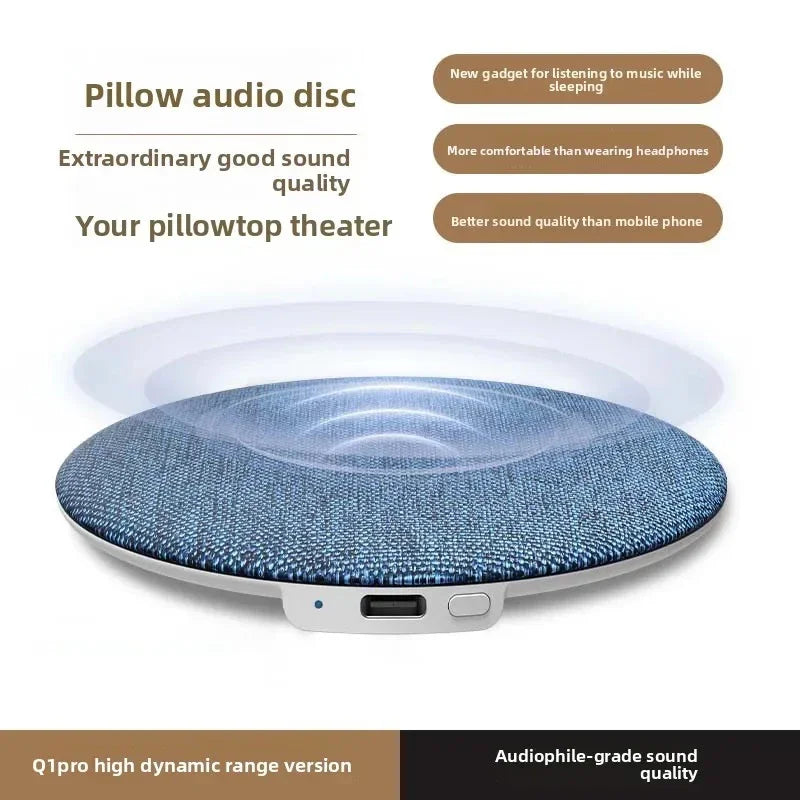 Transform Your Sleep with the Lenovo Mini Under Pillow Bluetooth Speaker - Hi-Fi Dynamic Sound for Ultimate Relaxation